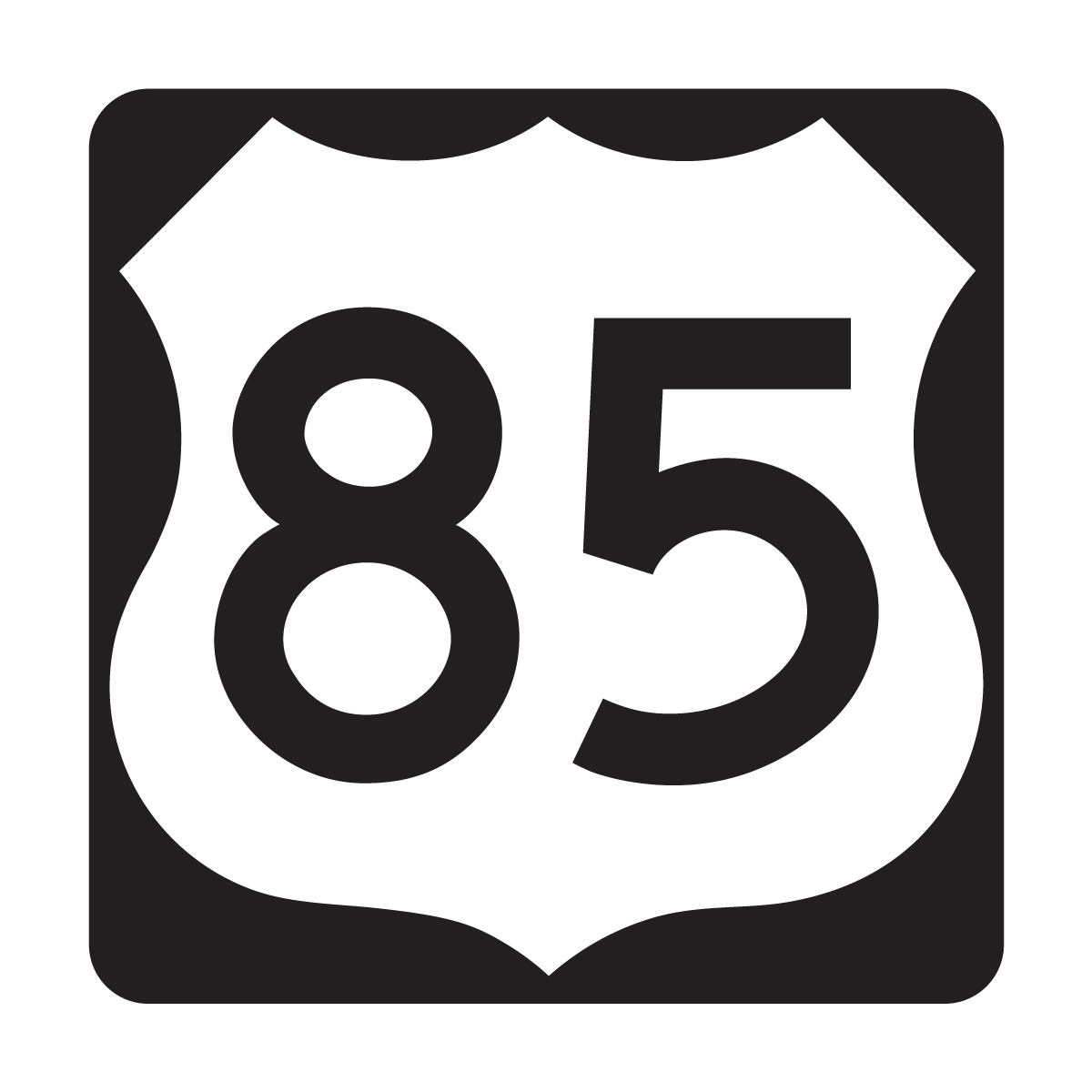 M1-4 US Highway Route