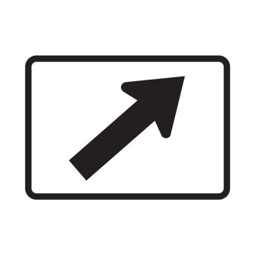 M6-2 Diagonal Turn Arrow (Left or Right)