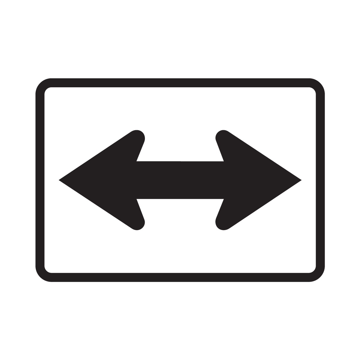 M6-4 Two-Direction Left / Right Turn Arrow