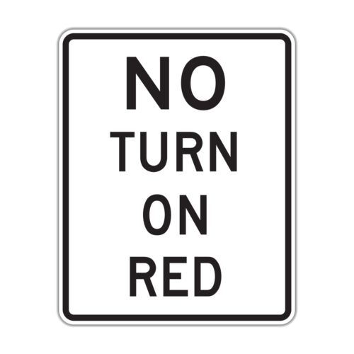 R10-11a No Turn On Red