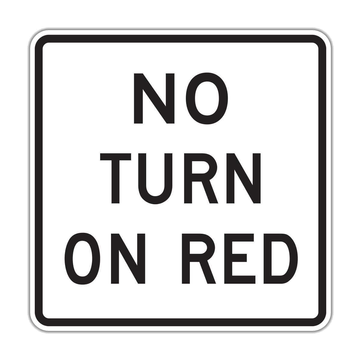 R10-11b No Turn On Red
