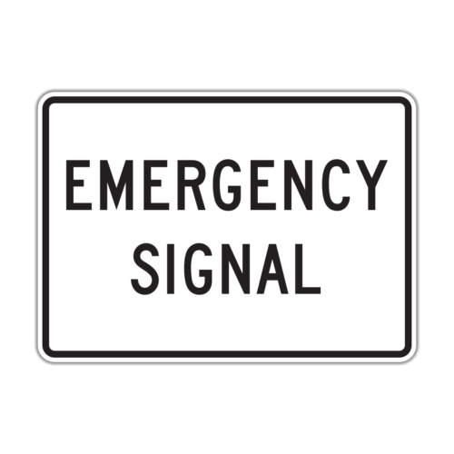 R10-13 Emergency Signal