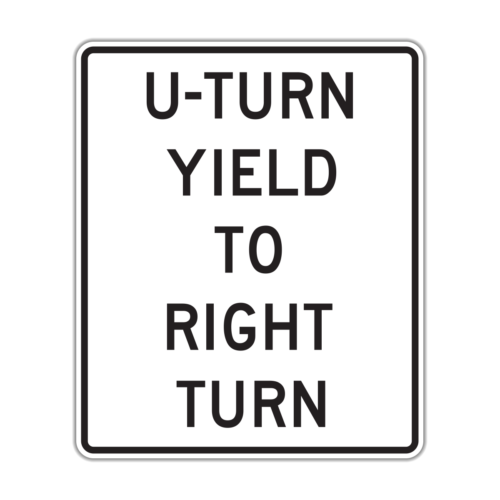 R10-16 U-turn Yield To Right Turn