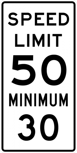 R2-4a Speed Limit With Minimum Speed