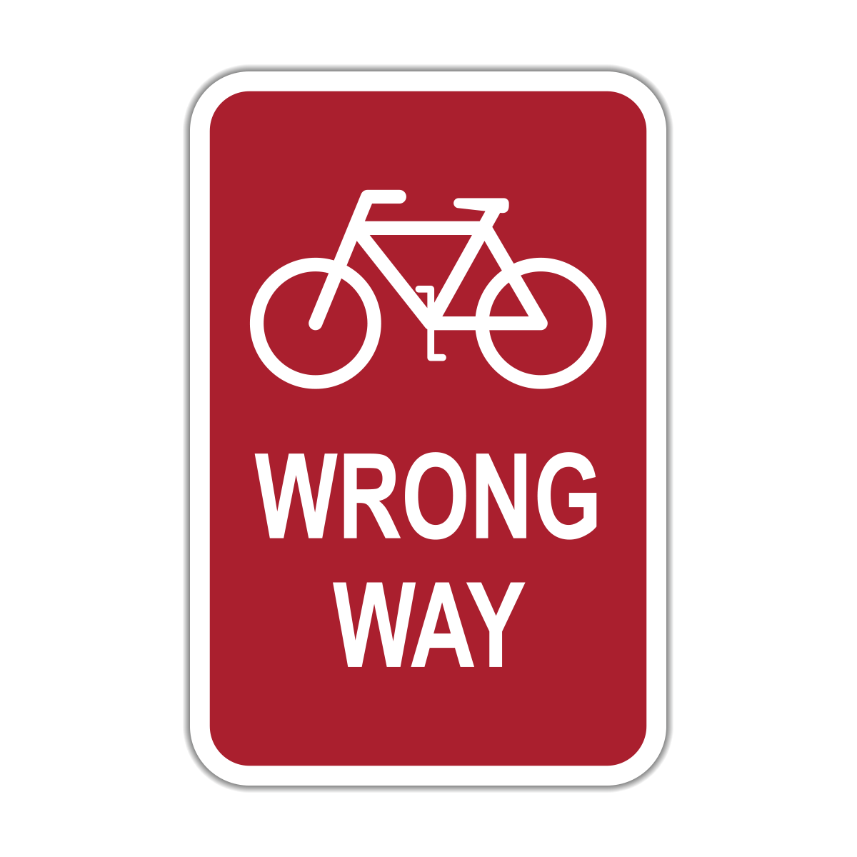 R5-1b Bicycle Wrong Way