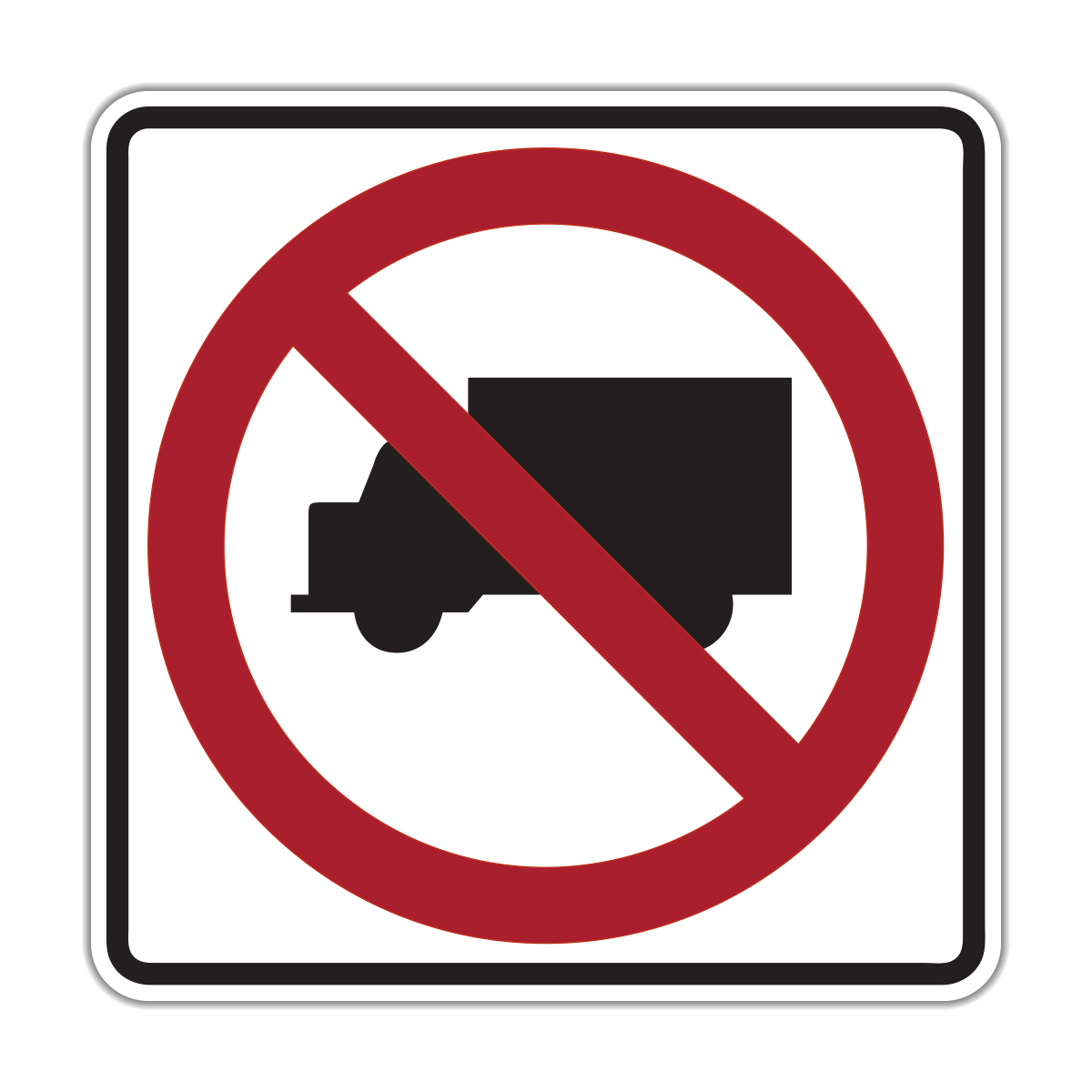 R5-2 No Trucks (symbol)