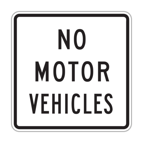 R5-3 No Motor Vehicles