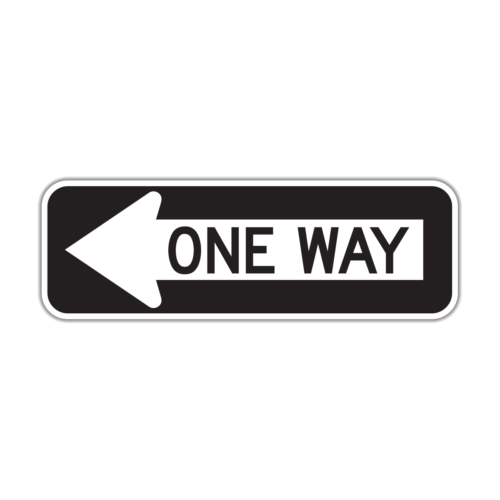 R6-1 One Way (In Arrow)