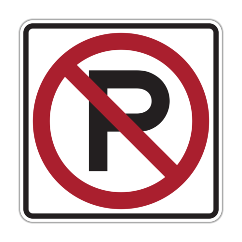 R8-3 No Parking (symbol)