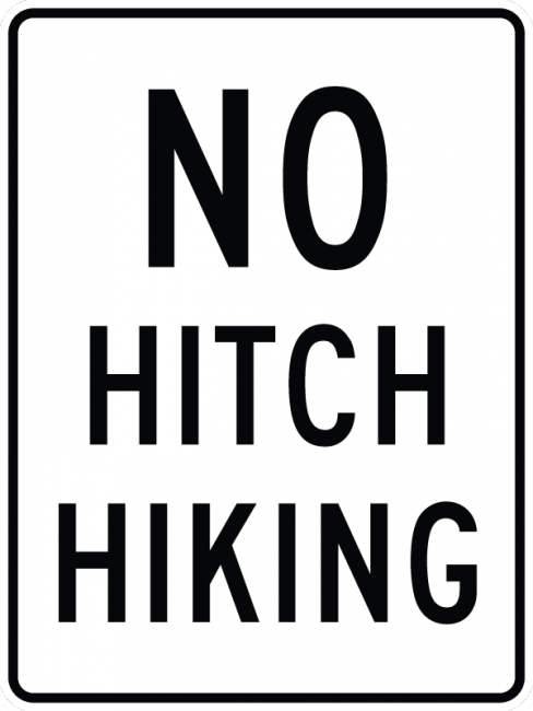 R9-4a No Hitchhiking