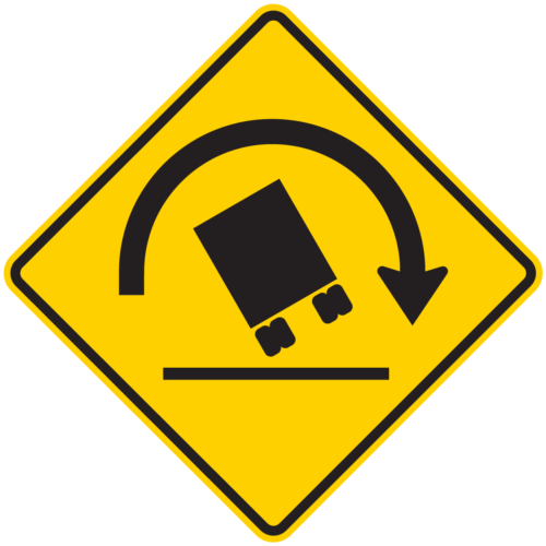 W1-13 Truck Rollover (Left or Right)