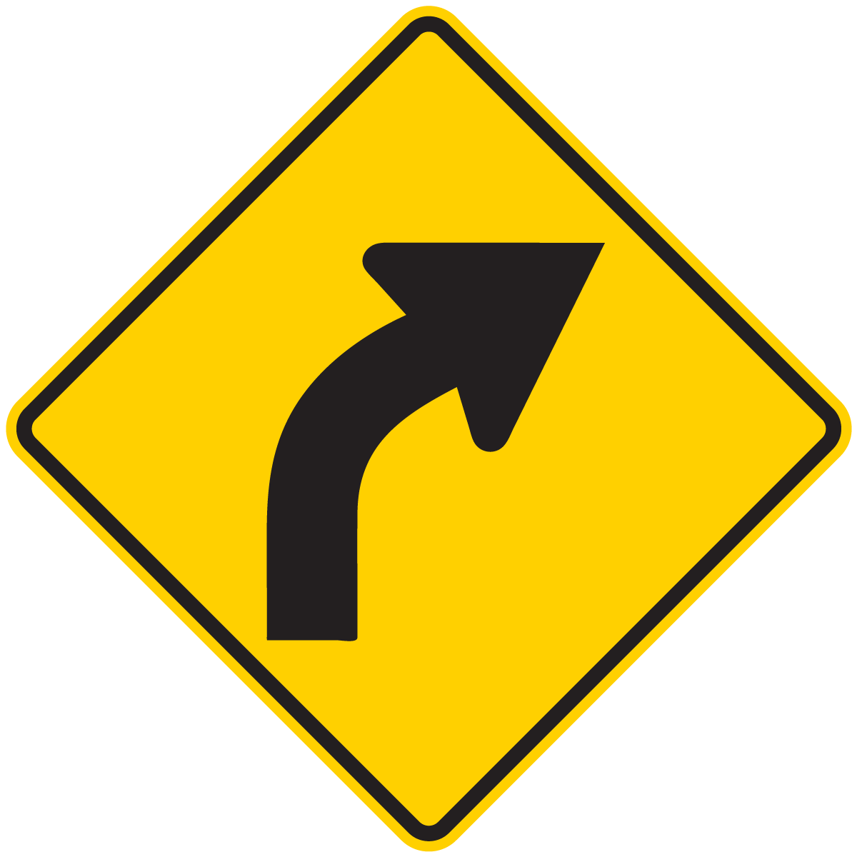 W1-2 Curve (Left or Right)