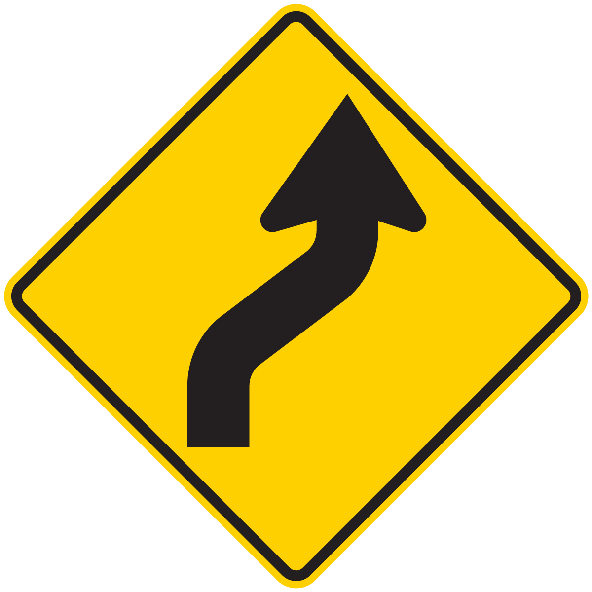 W1-4 Reverse Curve (Left or Right)