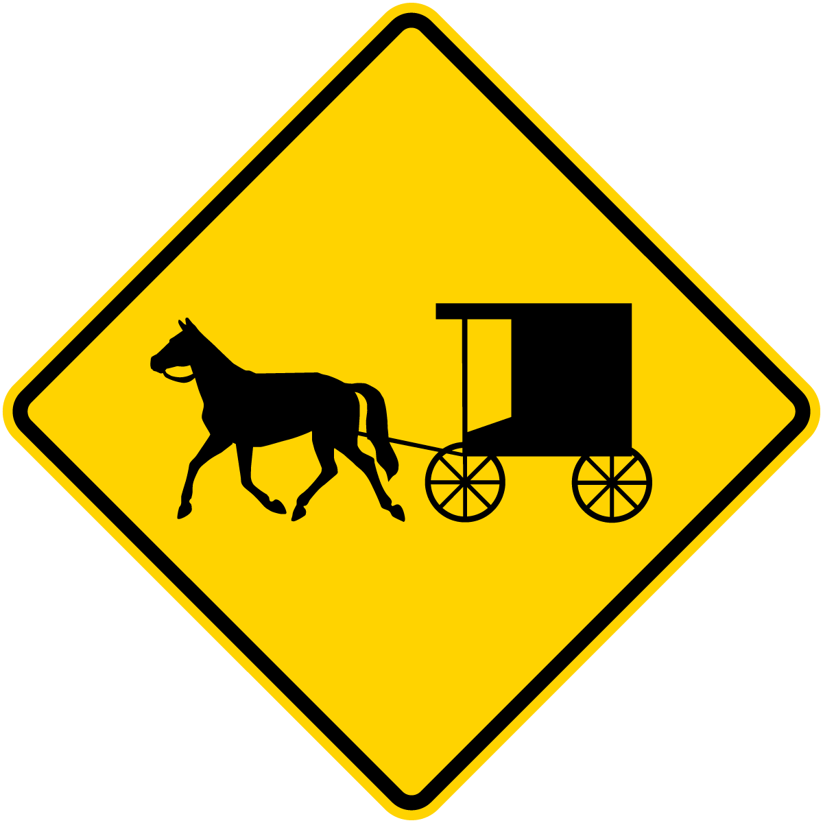 W11-14 Horse-Drawn Vehicle