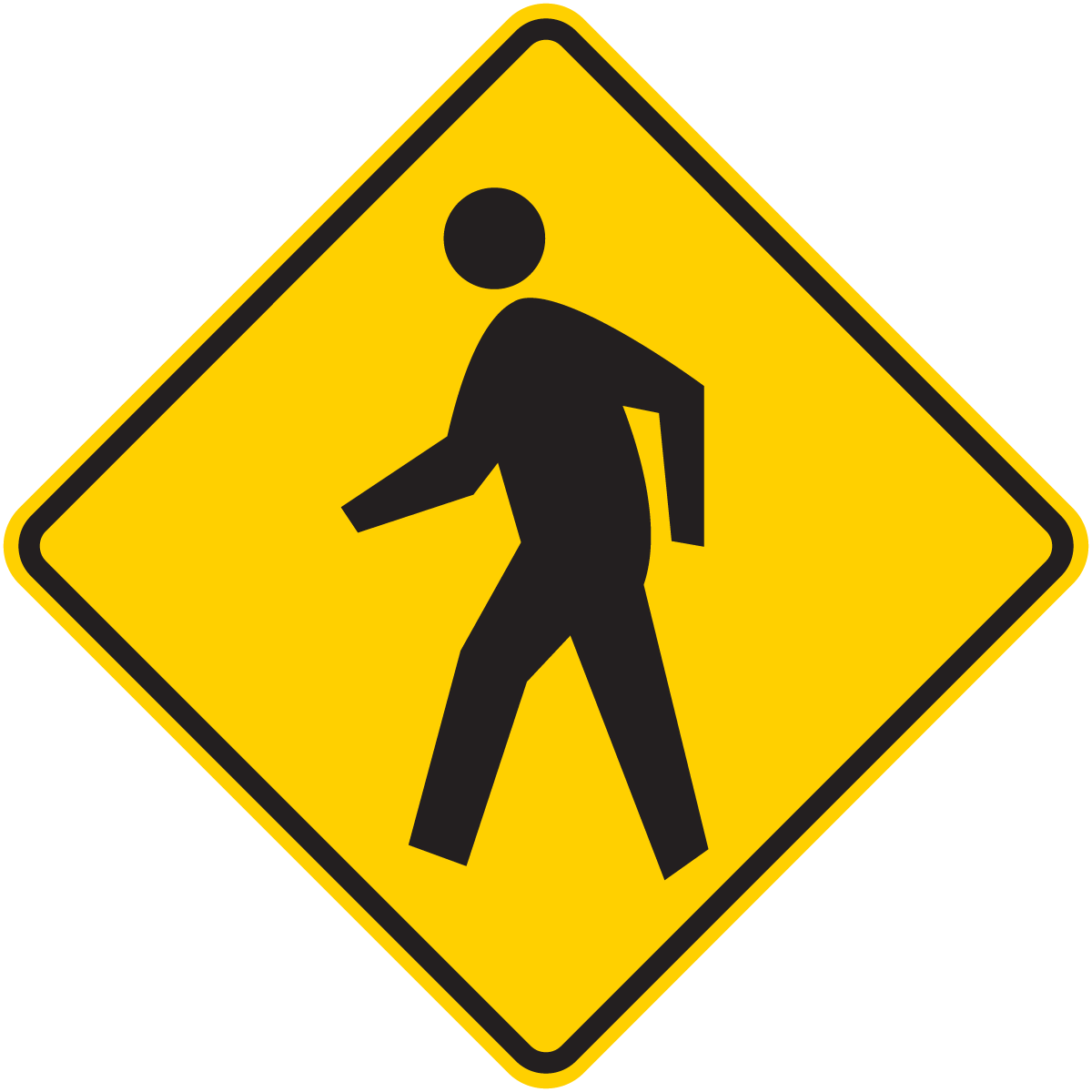 W11-2 Pedestrian