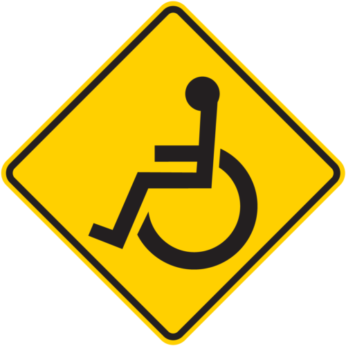 W11-9 Handicapped
