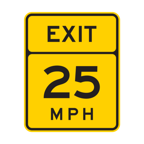 W13-2 Advisory Exit Speed