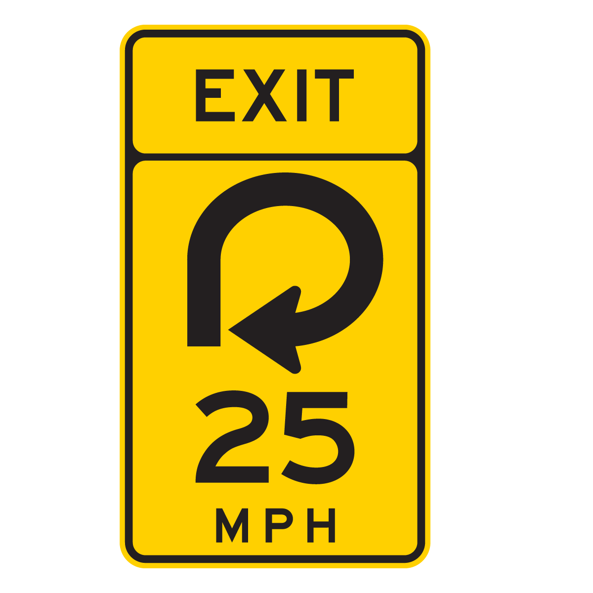 W13-6 Combination Loop Curve / Exit Speed