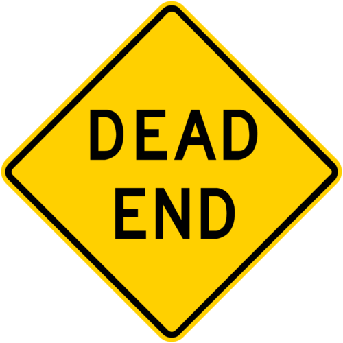 W14-1 Dead End