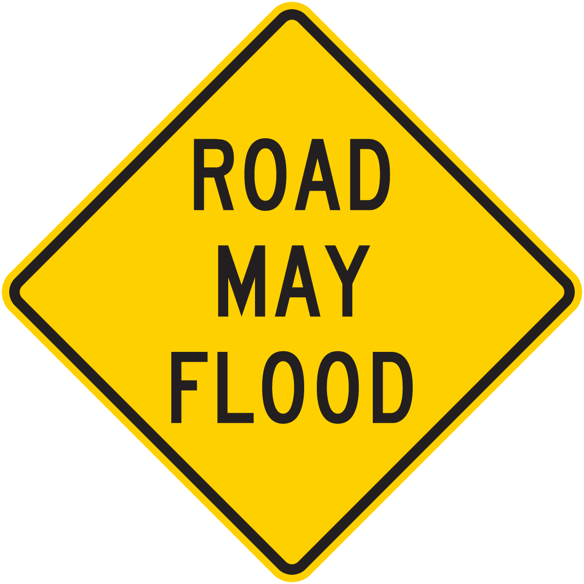 W8-18 Road May Flood