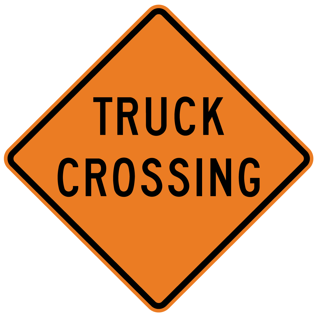 W8-6 Truck Crossing